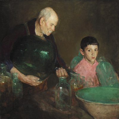 精製油、1910年頃 作： Charles Webster Hawthorne