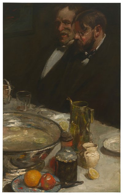 ストーリー The Diners, Pleasures of the Table, 1898. 作： Charles Webster Hawthorne