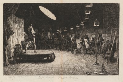 ライフスクール ロイヤルアカデミー 作： Charles West Cope