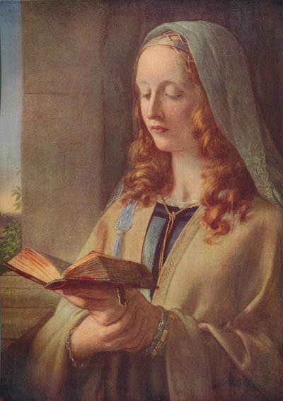 乙女瞑想、1847、c1915 作： Charles West Cope