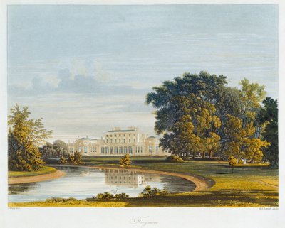 ウィリアムジェームズベネット（1787-1844）、ウィリアムヘンリーパイン（1769-1843）、1819年に刻まれた、ロイヤルレジデンスの歴史からフロッグモア 作： Charles Wild