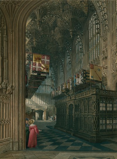 ヘンリー第7礼拝堂、ウェストミンスター寺院、ロンドン 作： Charles Wild