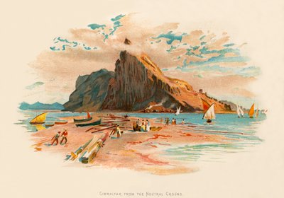 中立的な地面からのジブラルタル 作： Charles Wilkinson