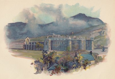 ホリールード宮殿、c1890 作： Charles Wilkinson