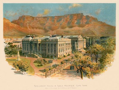 国会議事堂とテーブルマウンテン、ケープタウン 作： Charles Wilkinson