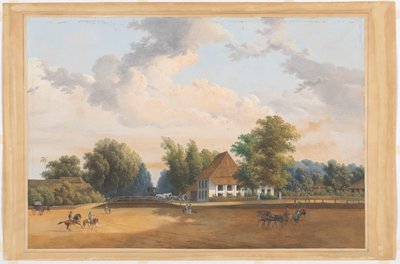Rijswijk バタビアで表示します。 作： Charles William Meredith van de Velde