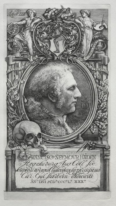 ハデニアーナ-サーフランシスシーモアヘイデンの肖像、1880年。 作： Charles William Sherborn