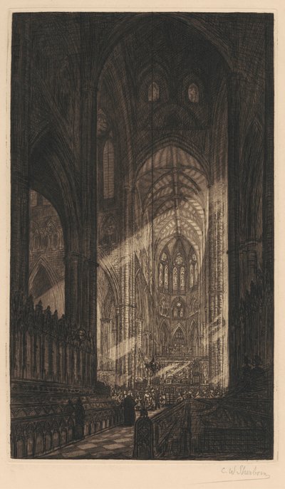 ウェストミンスター寺院 作： Charles William Sherborn