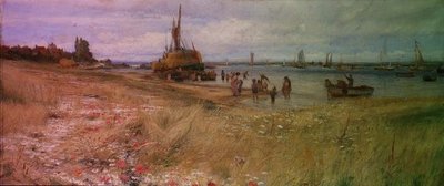沿岸の風景 作： Charles William Wyllie