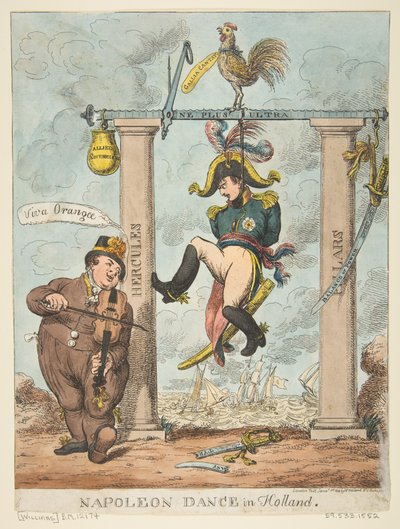 1814年1月1日、オランダのナポレオンダンス 作： Charles Williams