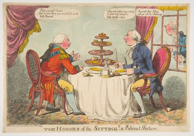 座るの名誉！内閣写真、1805年1月30日。 作： Charles Williams
