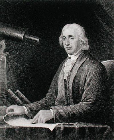 デビッド・リッテンハウス（1732-96）の肖像、ジェームズ・バートン・ロングエーカー（1794-1869）（エングレーヴィング） 作： Charles Willson (after) Peale