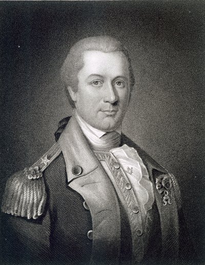 James Barton Longacre（1794-1869）によって彫刻されたオトホランドウィリアムズ（1749-94）将軍 作： Charles Willson Peale