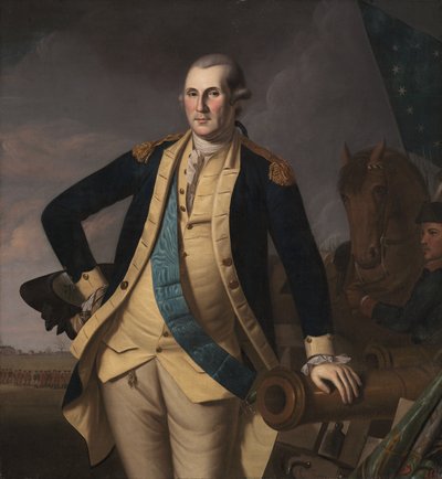 プリンストンの戦いでのジョージ・ワシントン、c。 1779年（キャンバスに油彩） 作： Charles Willson Peale