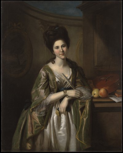 ウォルタースチュワート夫人、1782年 作： Charles Willson Peale