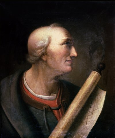 アメリゴヴェスプッチの肖像（1452-1512）1816 作： Charles Willson Peale