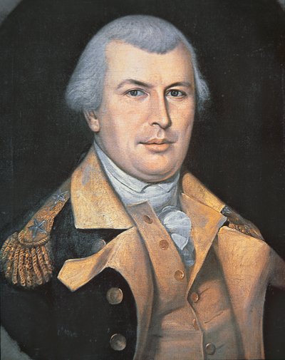 ナサニエル・グリーンの肖像（油彩・キャンバス 作： Charles Willson Peale