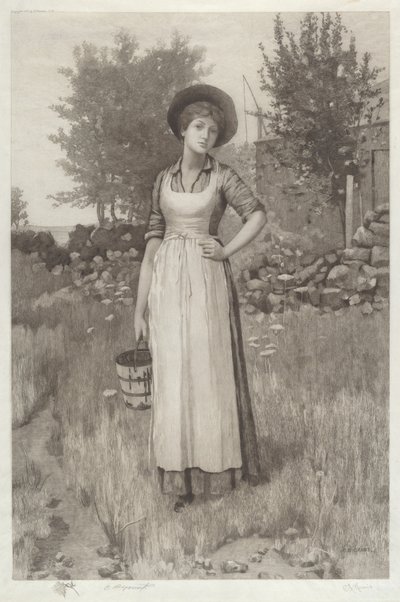 無題 (農夫の娘) 作： Charles X. Harris