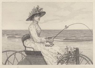 無題 (馬車に乗った女) 作： Charles X. Harris