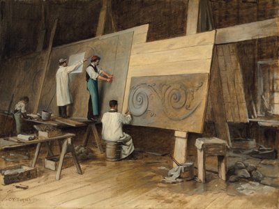 シカゴ万国博覧会のためのアーティスト実行デザイン、シカゴ、1893年、1894年 作： Charles Yardley Turner