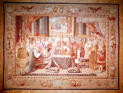 ルイ14世と彼のいとこのマリアテレジアスペインの結婚 作： Charles after Le Brun