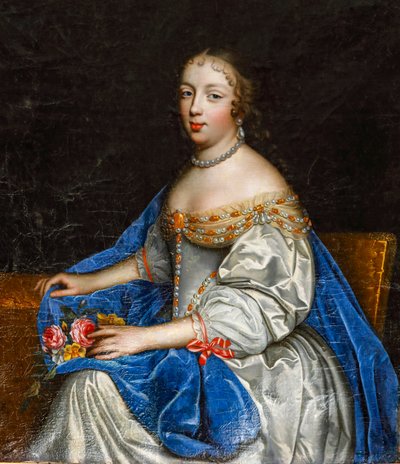 ルイーズ・アントワネット・ド・ラ・シャトルの肖像。 キャンバスに油彩。 作： Charles and Henri Beaubrun