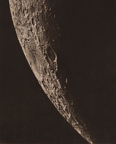 月の写真地図、1909年（写真） 作： シャルル・ル・モルヴァン