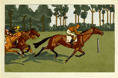 4枚のプリントのセット-ロンシャンと他の種族、1910年頃 作： Charlotte Ancelin