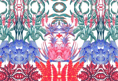 ジャングルジム、2015年（アクリル） 作： Charlotte Orr