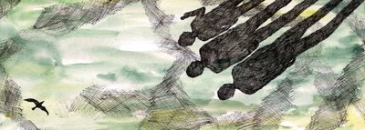 カモメの物語、2020年（ペンと水彩） 作： Charlotte Orr