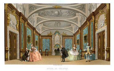 劇のシーン、1885年。 作： Charpentier