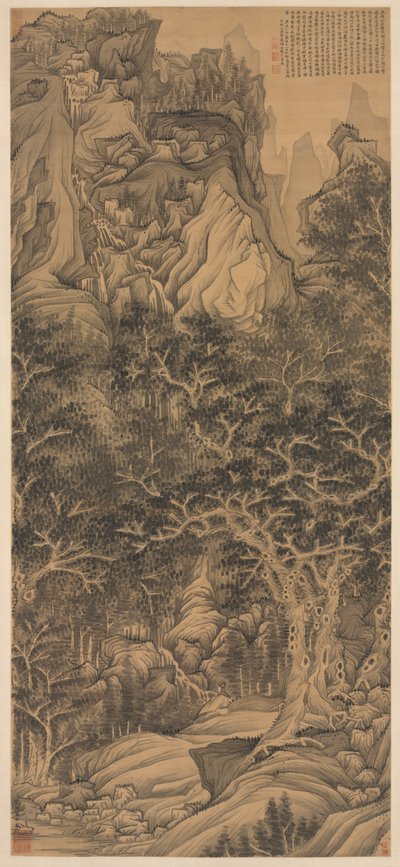 五白内障の山 作： Chen Hongshou