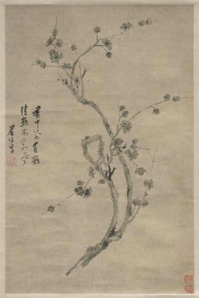 満開の梅の切り枝 作： Chen Jiru