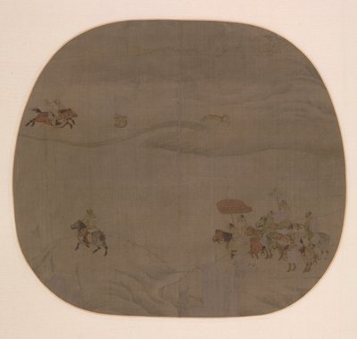 秋の狩り」1201～4年頃。 作： Chen Juzhong