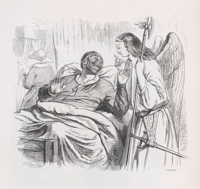 ベランジェ全集、1836年の守護天使。 作： Cherrier