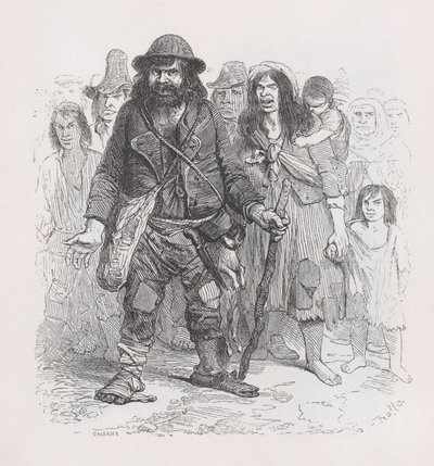 ベランジェ全集、1836年のジプシー。 作： Cherrier