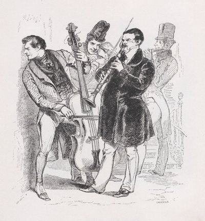 ベランジェ全集、1836年からの結婚式の夜。 作： Cherrier