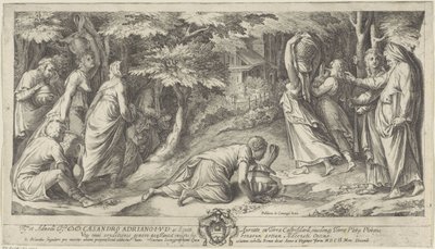 イスラエル人はエジプトから逃げる 作： Cherubino Alberti
