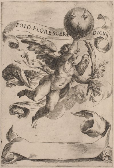 メディチ家の紋章を持つ天才、1605 年。 作： Cherubino Alberti