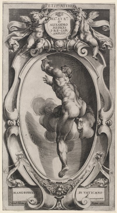 祝福された霊 作： Cherubino Alberti after Michelangelo
