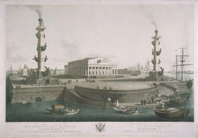 1810年代、ヴァシリエフスキー島の唾を吐く景色 作： Chessky
