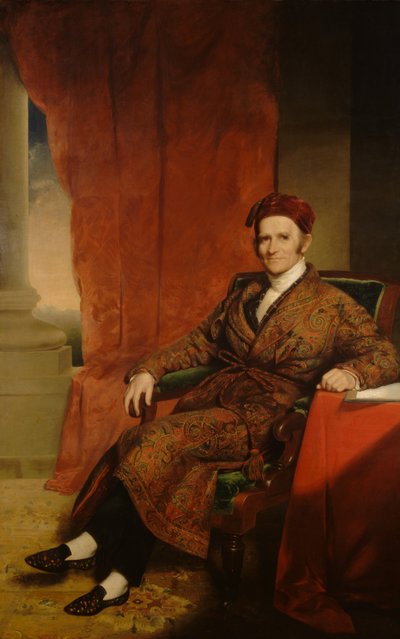 アモス・ローレンス、c。 1845年。 作： Chester Harding