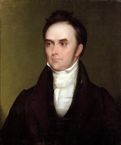ダニエルウェブスター、1830年 作： Chester Harding