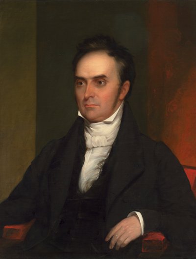 ダニエル・ウェブスター、c。 1828年。 作： Chester Harding