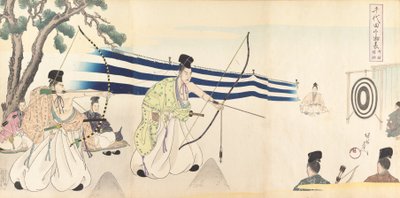 千代田 化ｓｔぇ あｌ部ｍ おｆ 面、 １８９７。、 １８９７。 作： Chikanobu Yoshu