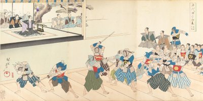 千代田 化ｓｔぇ あｌ部ｍ おｆ 面、 １８９７。、 １８９７。 作： Chikanobu Yoshu