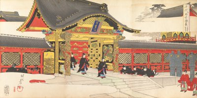 千代田 化ｓｔぇ あｌ部ｍ おｆ 面、 １８９７。、 １８９７。 作： Chikanobu Yoshu