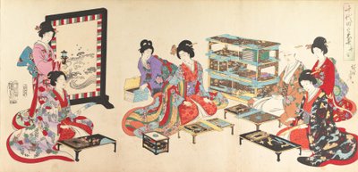 Chiyoda Castle Album of Women, 1895., 1895. 作： Chikanobu Yoshu