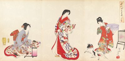 Chiyoda Castle Album of Women, 1895., 1895. 作： Chikanobu Yoshu