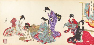 Chiyoda Castle Album of Women, 1895., 1895. 作： Chikanobu Yoshu